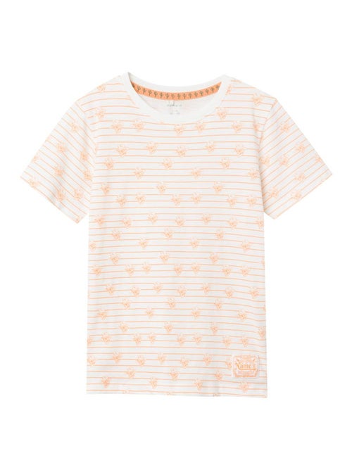 T-shirt Name It Kent para Rapaz Branco/Laranja - Kiabi T-shirt Name It Kent para Rapaz Branco/Laranja - Kiabi
