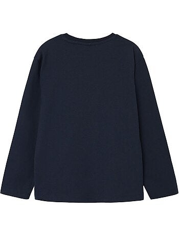 T-Shirt Name It Mamas de Menino Azul-Marinho