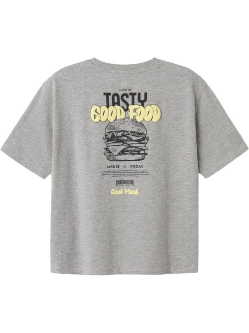 T-shirt Name it Mtibilbo para Rapaz Cinzento/Amarelo - Kiabi T-shirt Name it Mtibilbo para Rapaz Cinzento/Amarelo - Kiabi