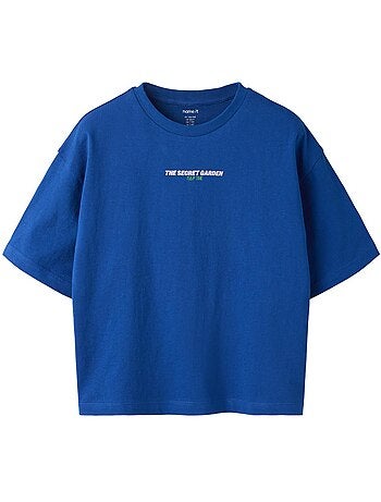 T-shirt name it nkfhelga rosa para menina