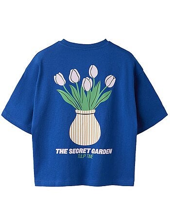 T-shirt Name it Nkfhelga Rosa para Menina