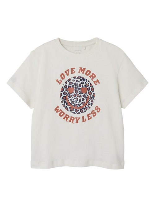 T-shirt Name it Nyla Branco para Menina - Kiabi T-shirt Name it Nyla Branco para Menina - Kiabi