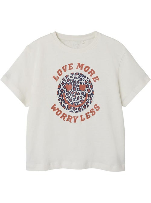 T-shirt Name it Nyla Branco para Menina - Kiabi T-shirt Name it Nyla Branco para Menina - Kiabi