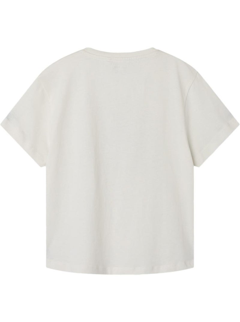 T-shirt Name it Nyla Branco para Menina Branco - Kiabi