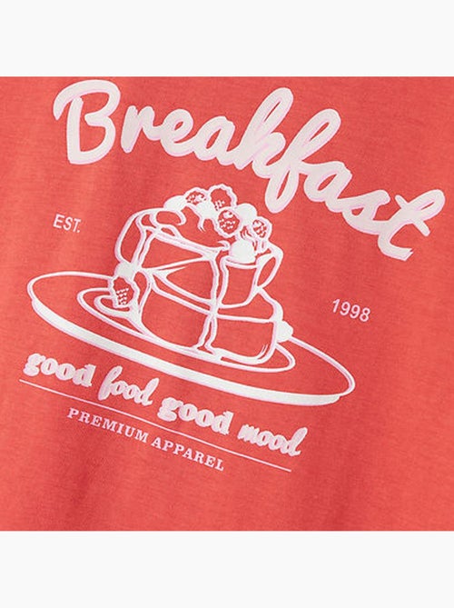 T-shirt Name It Spiced Coral para Menina - Kiabi