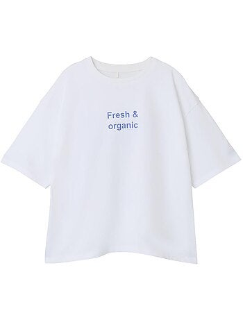 T-shirt Name It Tafina Branco para Menina