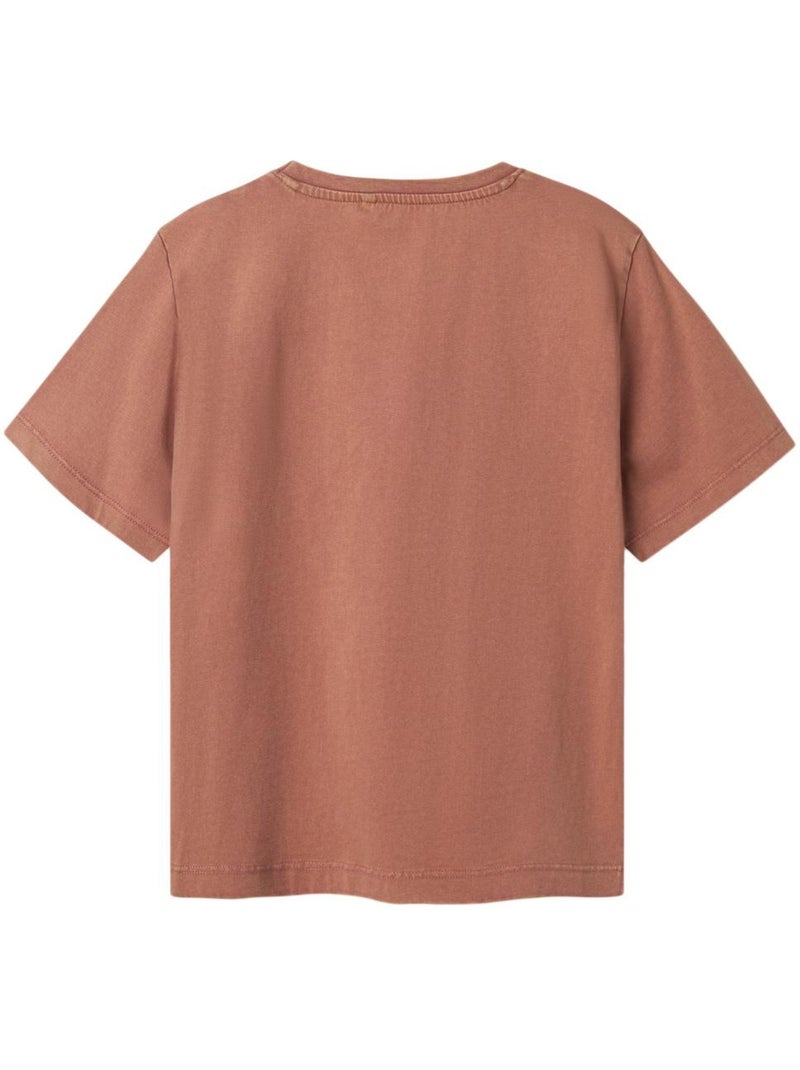 T-shirt Name it Tialfa para Rapaz Cor Ferrugem Vermelho - Kiabi