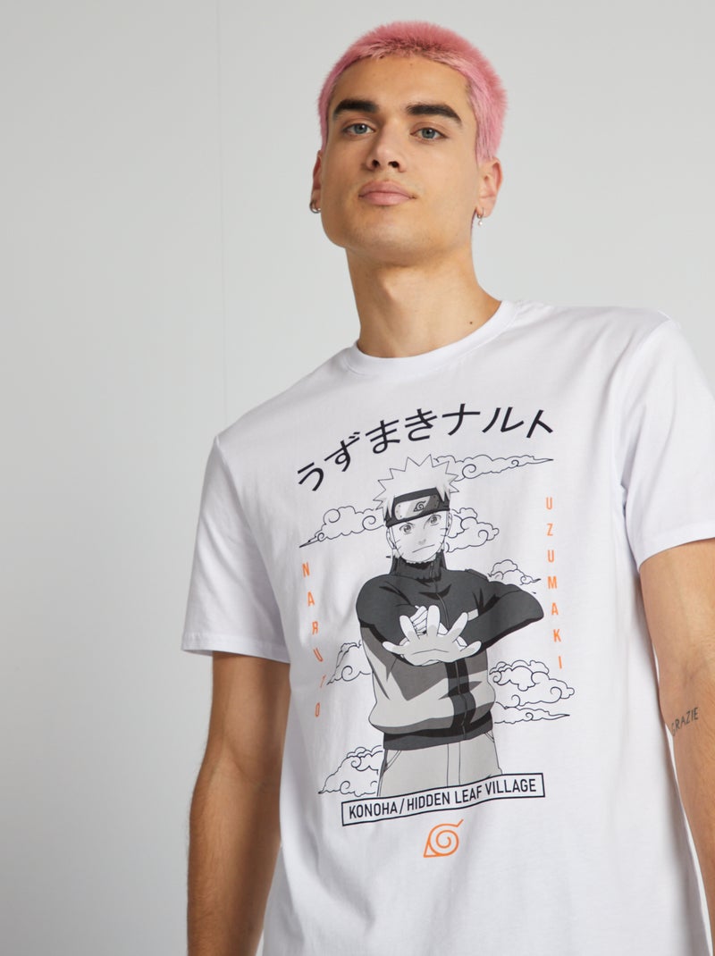 T-shirt 'Naruto' Branco - Kiabi