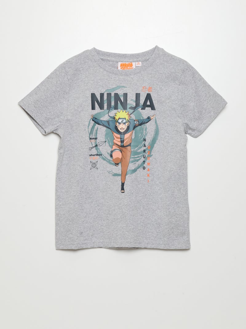 T-shirt 'Naruto' CINZA - Kiabi