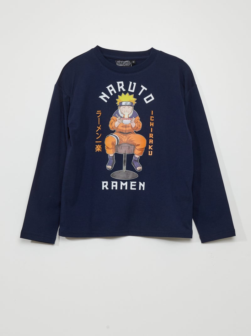T-shirt 'Naruto' de manga curta AZUL - Kiabi