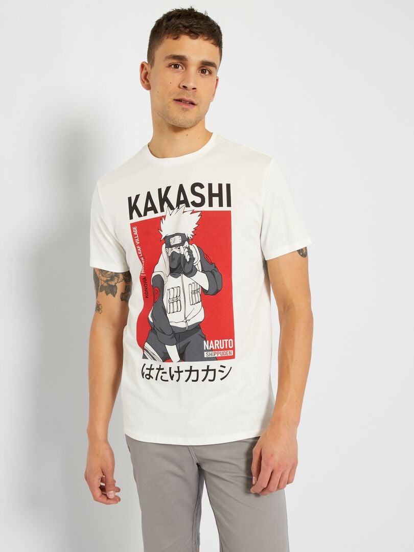 T-shirt 'Naruto' de manga curta Branco - Kiabi