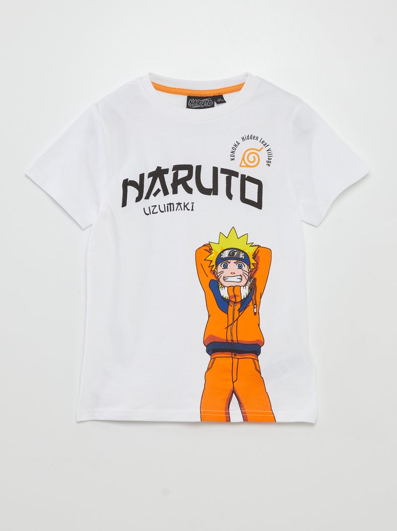 T-shirt 'Naruto' de manga curta Branco - Kiabi