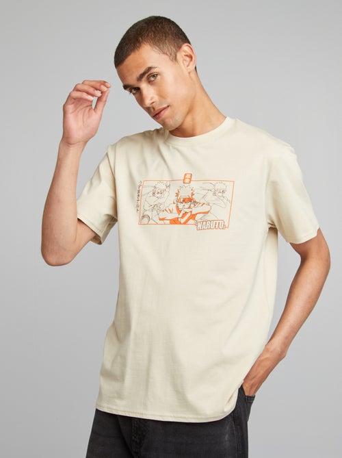 T-shirt 'Naruto' de manga curta - Kiabi