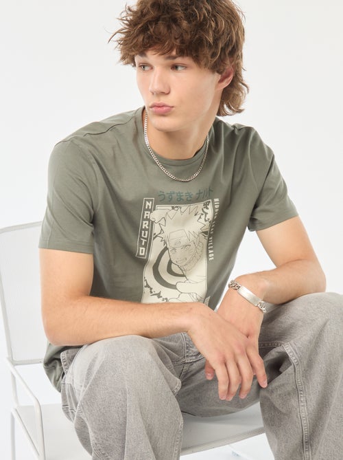 T-shirt 'Naruto' de manga curta com estampado - Kiabi