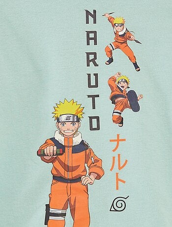 T-shirt 'Naruto' de mangas curtas - coleção fácil de vestir