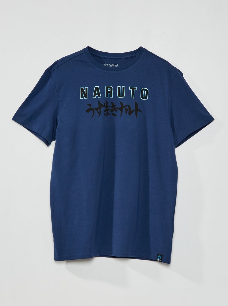T-shirt 'Naruto' em jersey Azul - Kiabi