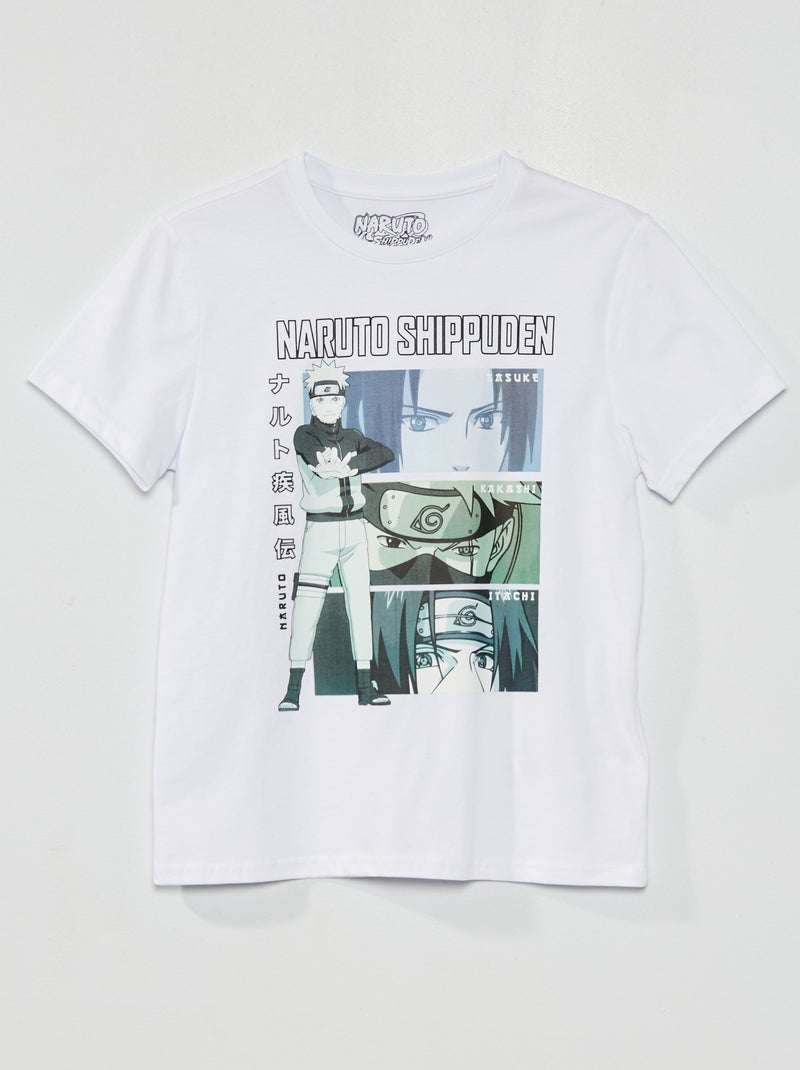 T-shirt 'Naruto' em jersey Branco - Kiabi