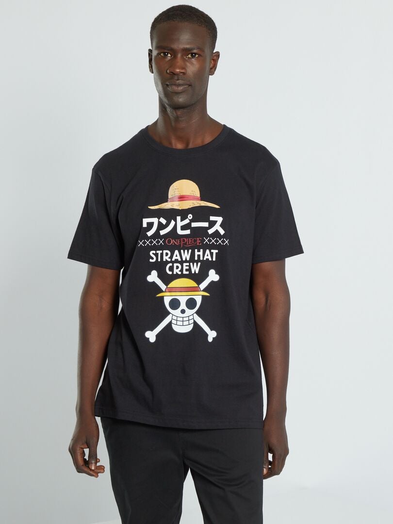 T-shirt 'Naruto' em jersey Preto - Kiabi