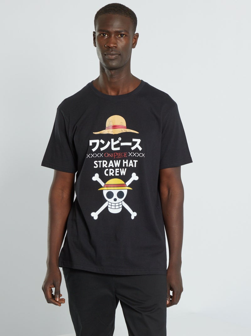 T-shirt 'Naruto' em jersey Preto - Kiabi