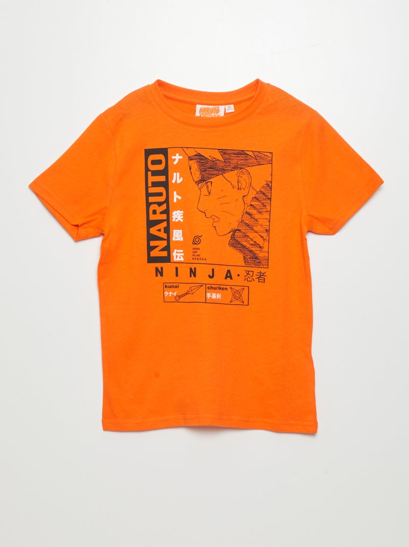 T-shirt 'Naruto' LARANJA - Kiabi