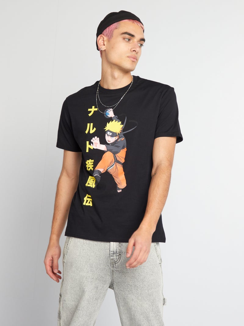 T-shirt 'Naruto' Preto - Kiabi