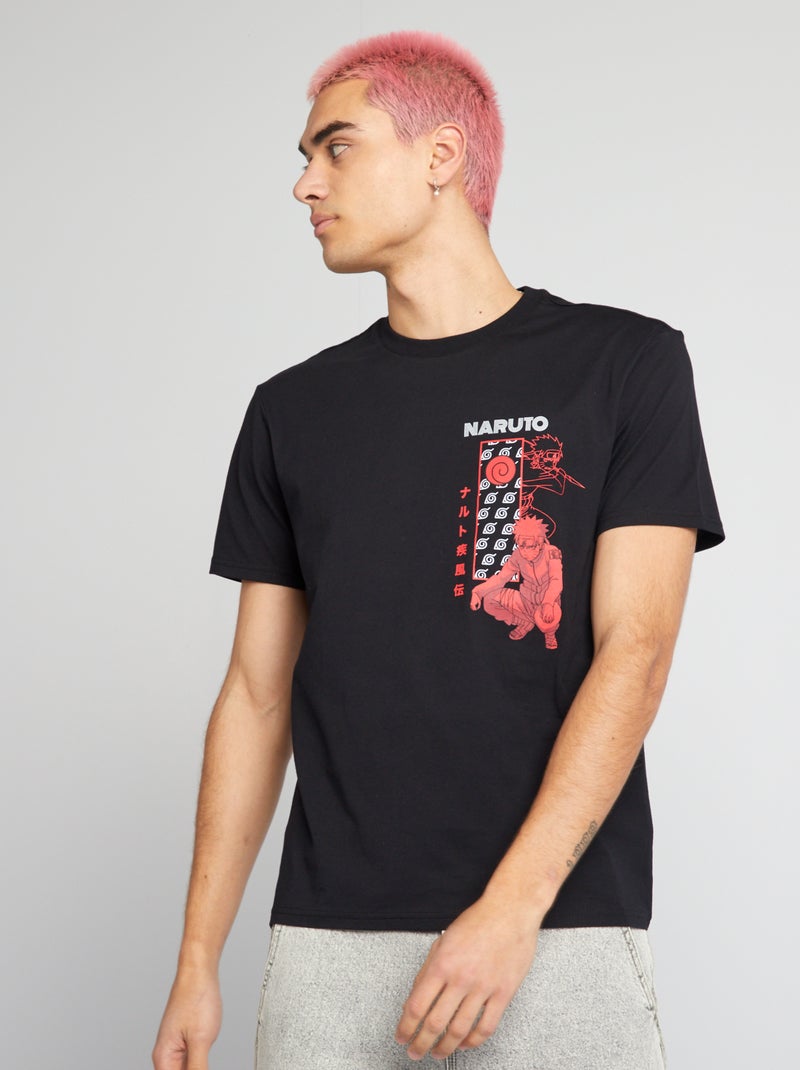 T-shirt 'Naruto' Preto - Kiabi