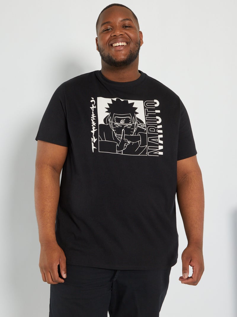 T-shirt 'Naruto' Preto - Kiabi