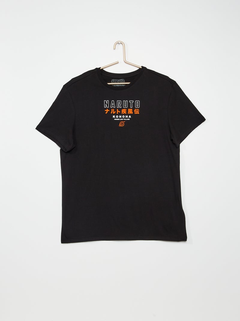T-shirt 'Naruto' Preto - Kiabi