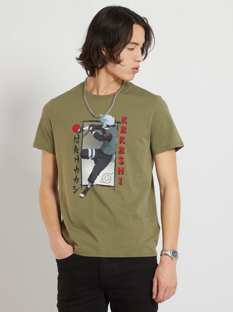 T-shirt 'Naruto' Verde Lichene - Kiabi