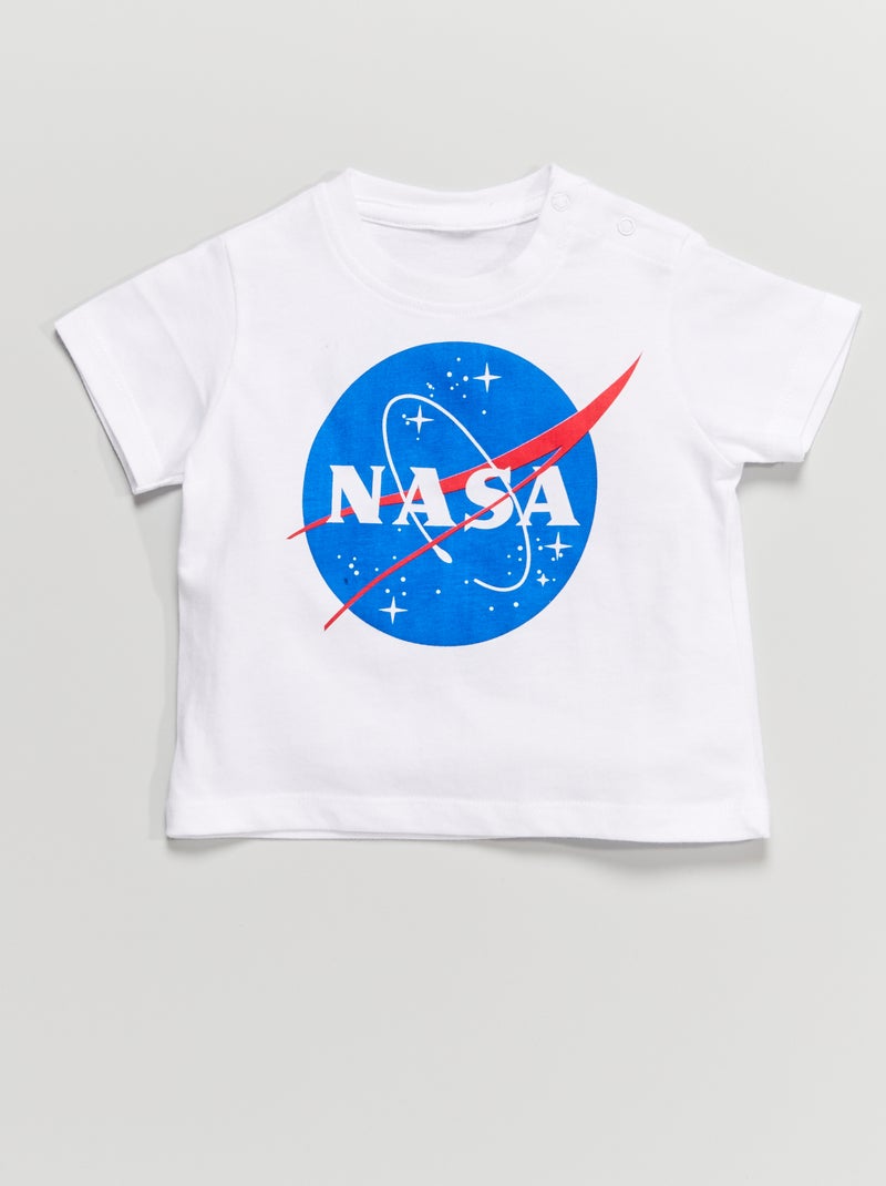 T-shirt 'NASA' Branco - Kiabi