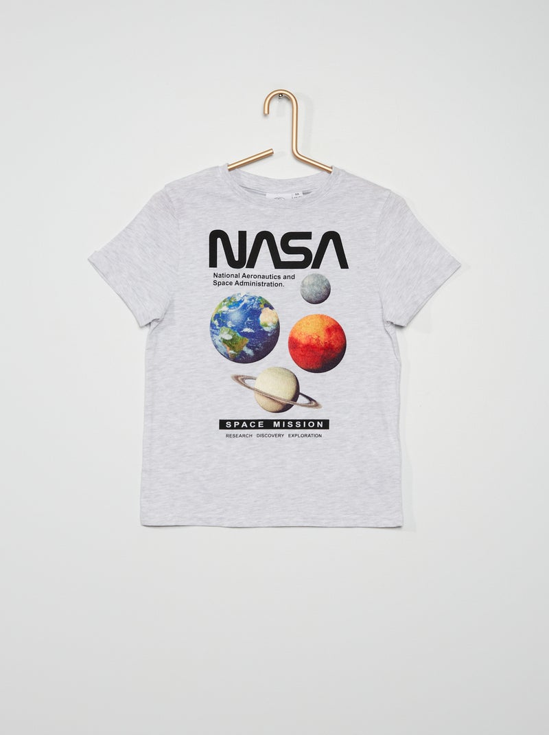 T-shirt 'NASA' CINZA - Kiabi