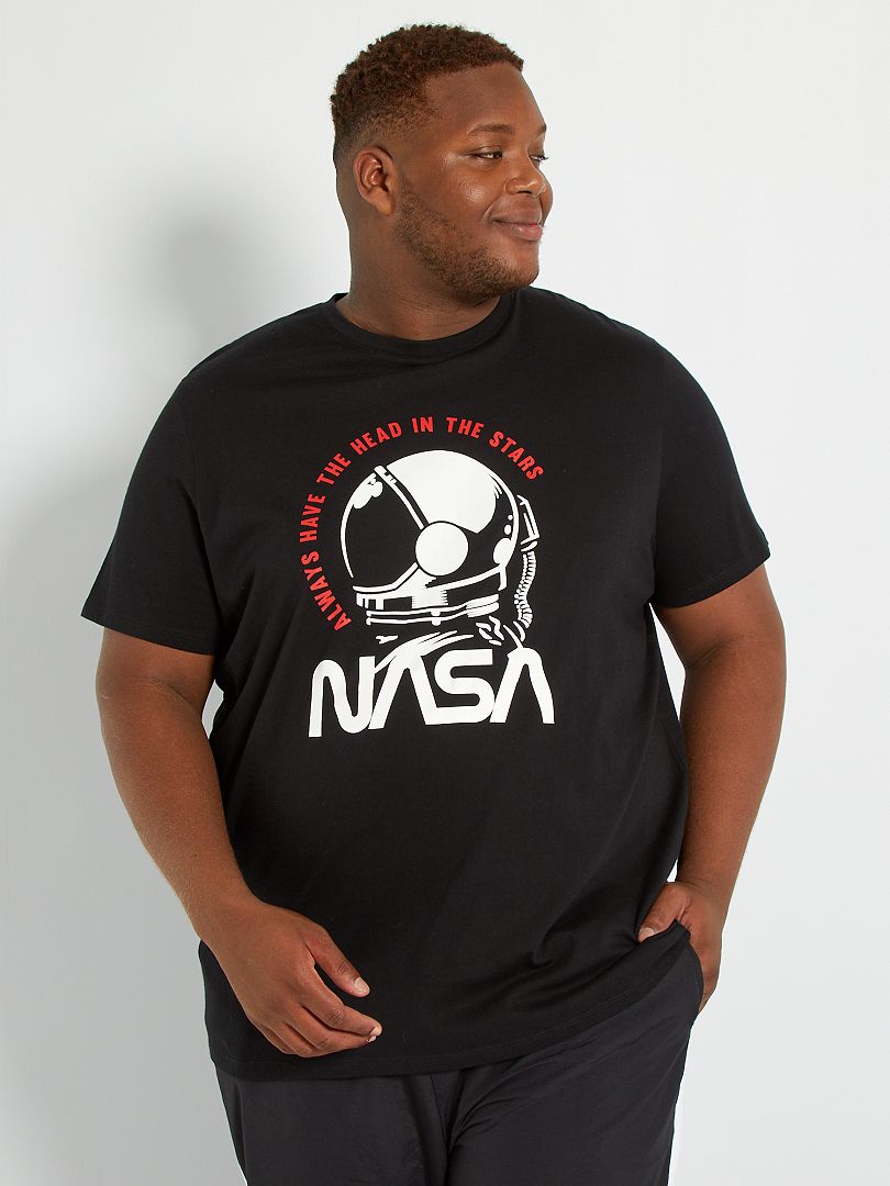 T-shirt 'NASA' Preto - Kiabi