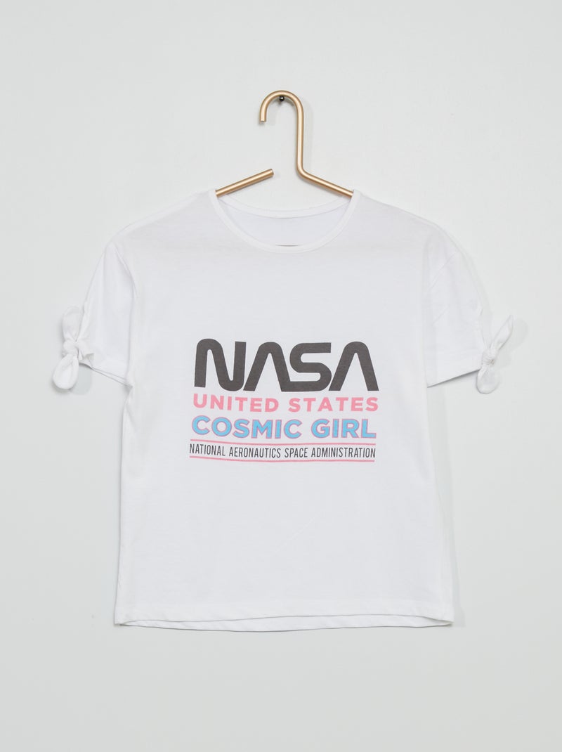 T-shirt 'Nasa' Preto - Kiabi