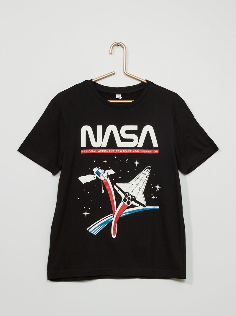 T-shirt 'NASA' Preto - Kiabi