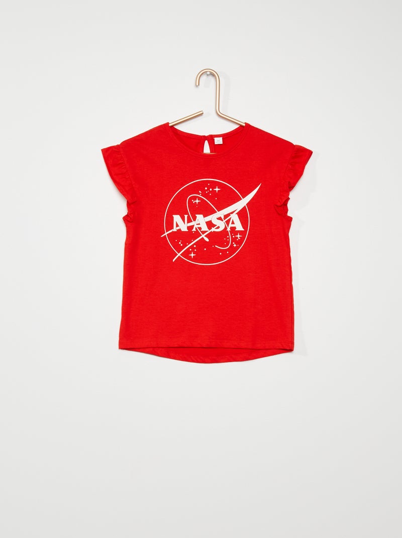T-shirt 'NASA' Vermelho - Kiabi
