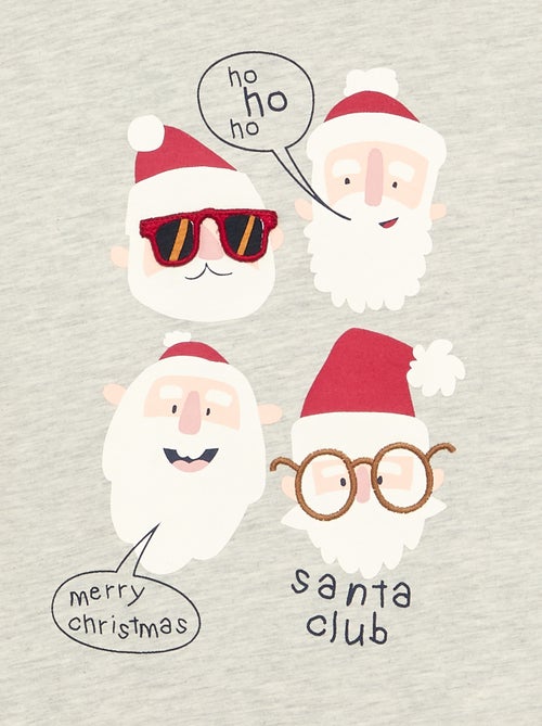 T-shirt 'Natal' de manga comprida - Kiabi