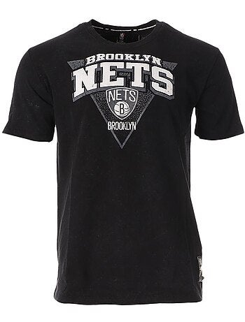 T-shirt nba brooklyn nets hero para homem preto