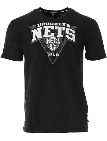T-shirt nba brooklyn nets hero para homem preto