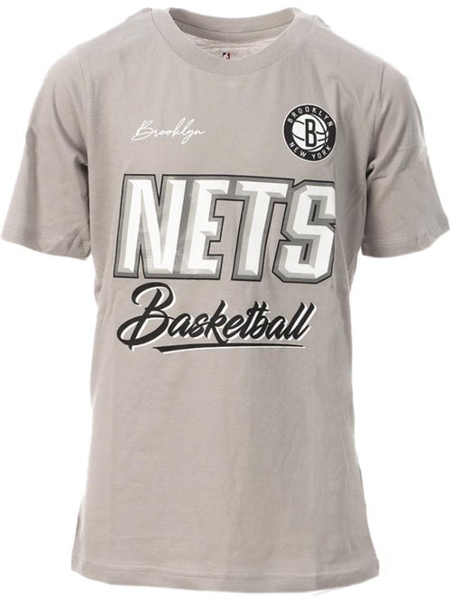 T-shirt NBA Brooklyn Nets para Menino Cinzento/Branco - Kiabi T-shirt NBA Brooklyn Nets para Menino Cinzento/Branco - Kiabi
