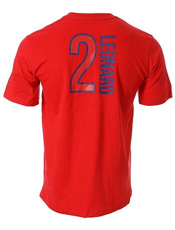 T-shirt nba los angeles clippers vermelho para homem