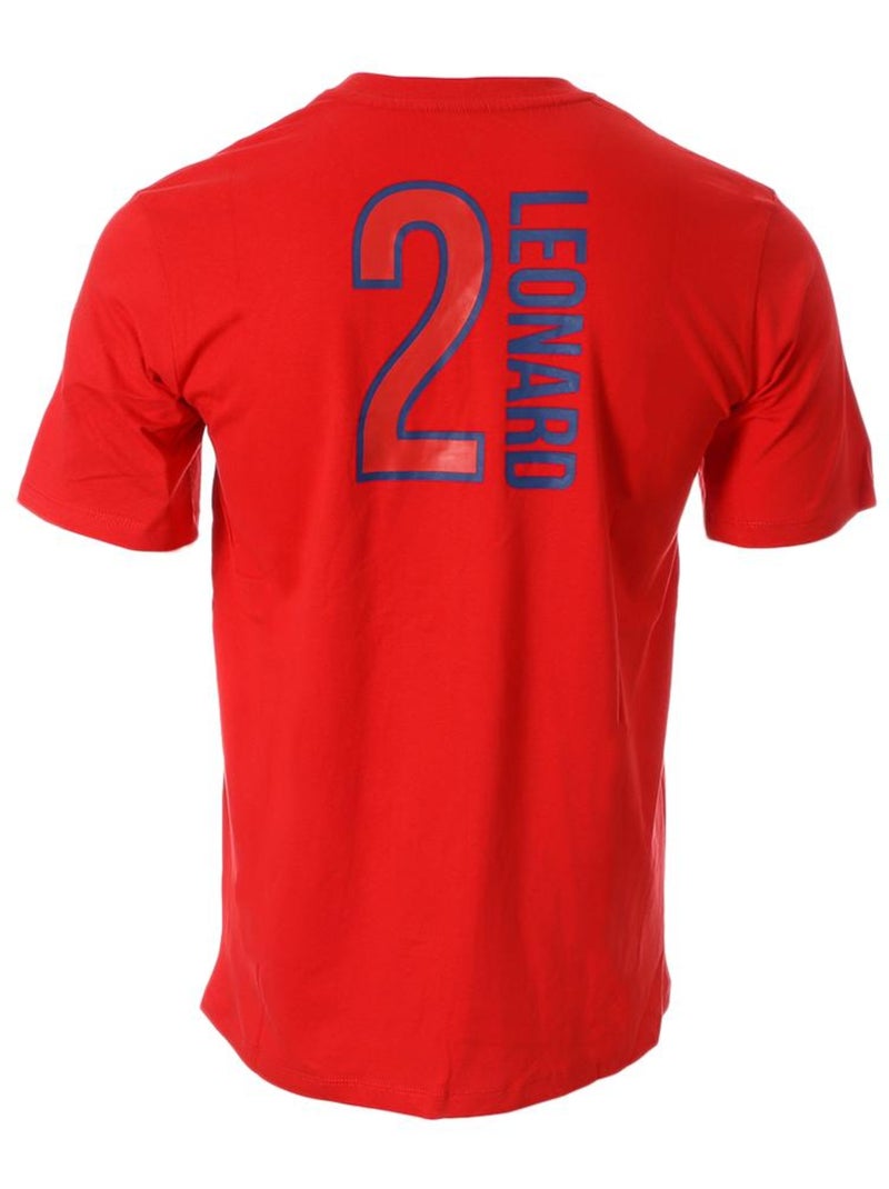 T-shirt nba los angeles clippers vermelho para homem Vermelho - Kiabi