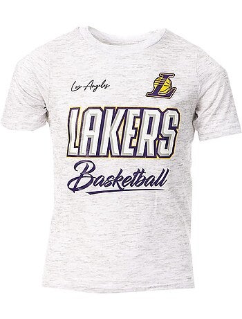 T-shirt nba los angeles lakers cinzenta para rapaz
