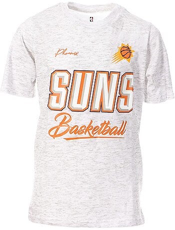 T-shirt nba phoenix suns para rapaz, cinzento/laranja