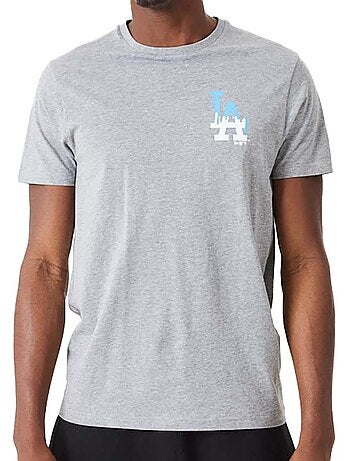 T-shirt New Era Drip Logo Cinzenta para Homem