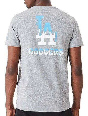 T-shirt New Era Drip Logo Cinzenta para Homem