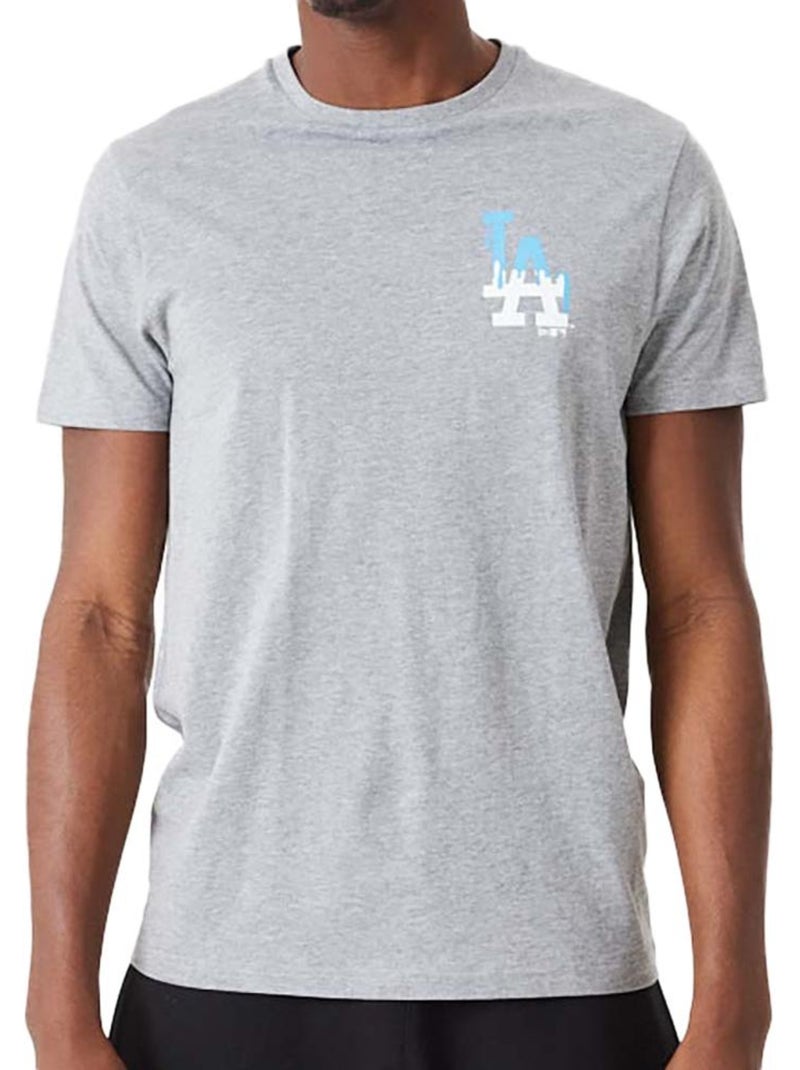T-shirt New Era Drip Logo Cinzenta para Homem Cinza-prateado - Kiabi