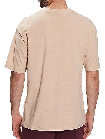 T-shirt New Era League Essential Bege para Homem