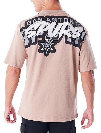 T-shirt New Era NBA San Antonio Spurs Bege para Homem