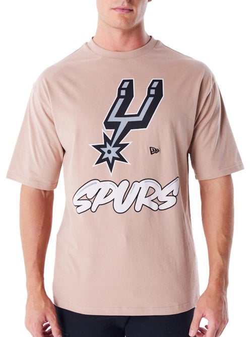 T-shirt New Era NBA San Antonio Spurs Bege para Homem - Kiabi T-shirt New Era NBA San Antonio Spurs Bege para Homem - Kiabi