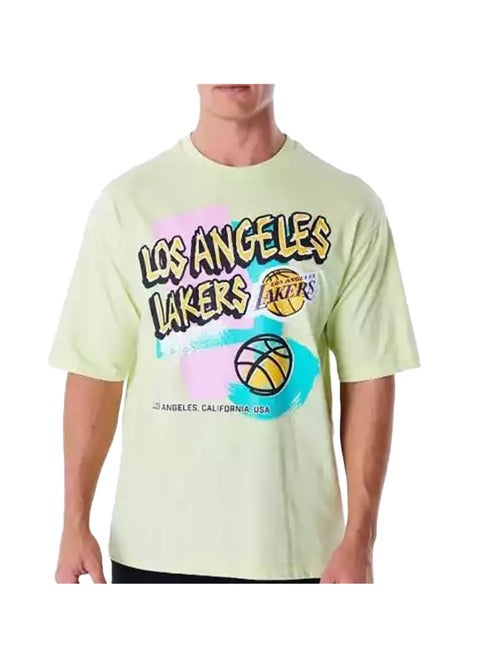 T-Shirt New Era Retro Verde para Homem - Kiabi T-Shirt New Era Retro Verde para Homem - Kiabi